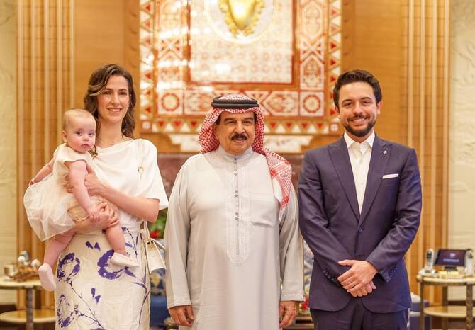 Jordan’s Princess Iman joins parents on visit to Bahrain